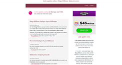 Desktop Screenshot of lottospielenonline.com