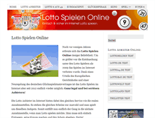 Tablet Screenshot of lottospielenonline.org